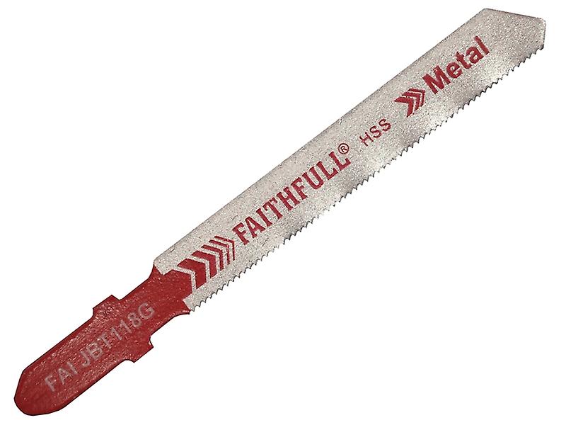 Faithfull Metal Cutting Jigsaw Blades Pack of 5 T118G FAIJBT118G