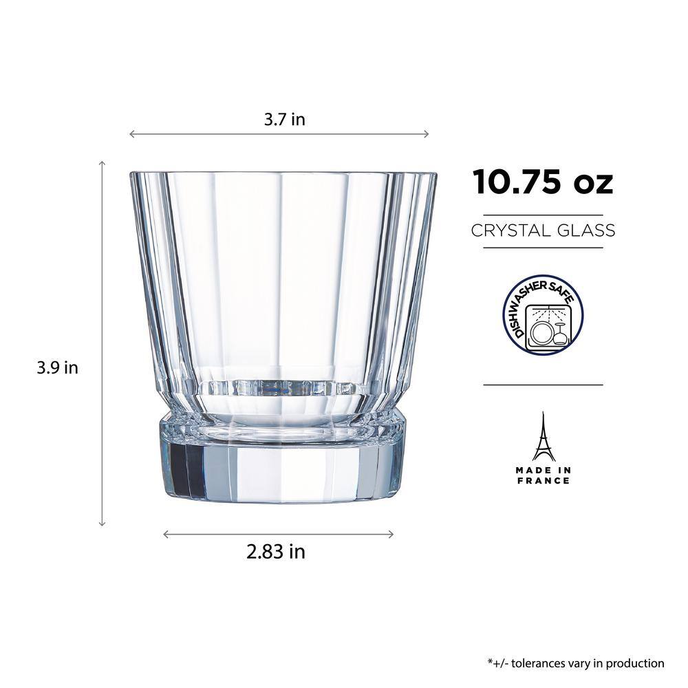 Cristal D'Arques Macassar 10.75 oz. OTR Glass (Set of 4) P0388