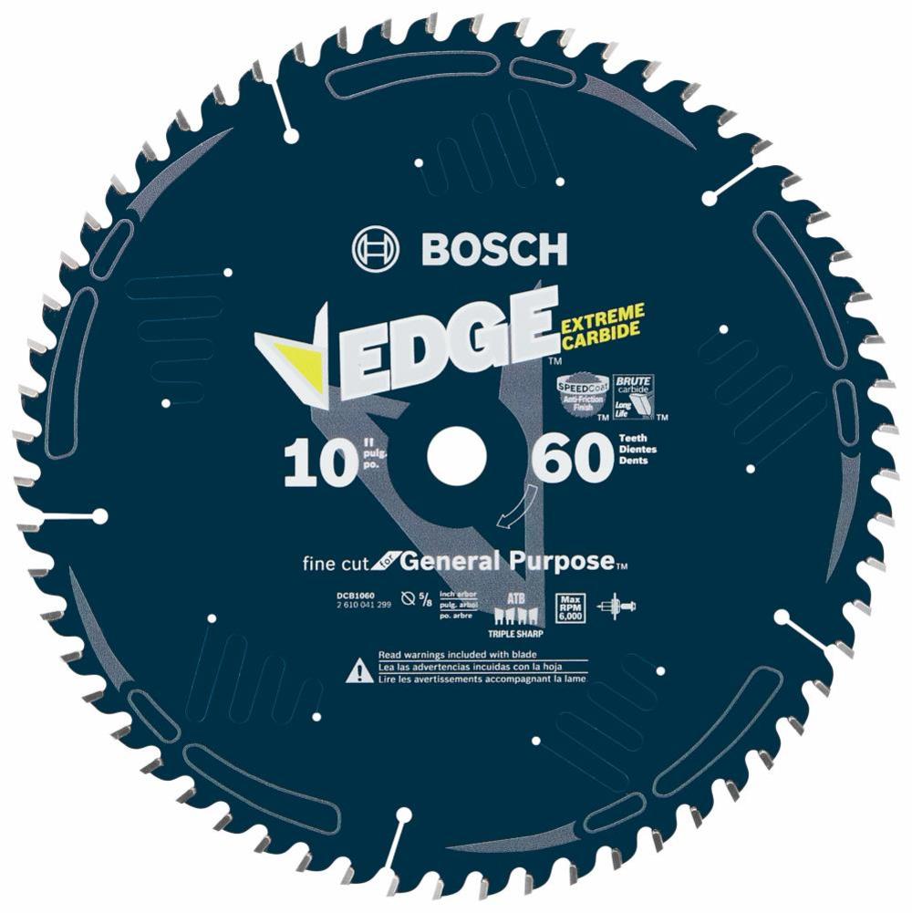 Bosch 10 In. 60 Tooth Edge Circular Saw Blade for Fine Finish DCB1060 from Bosch