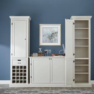 Home Decorators Collection Prescott Polar White Modular 2-Door Kitchen Pantry 9950500410