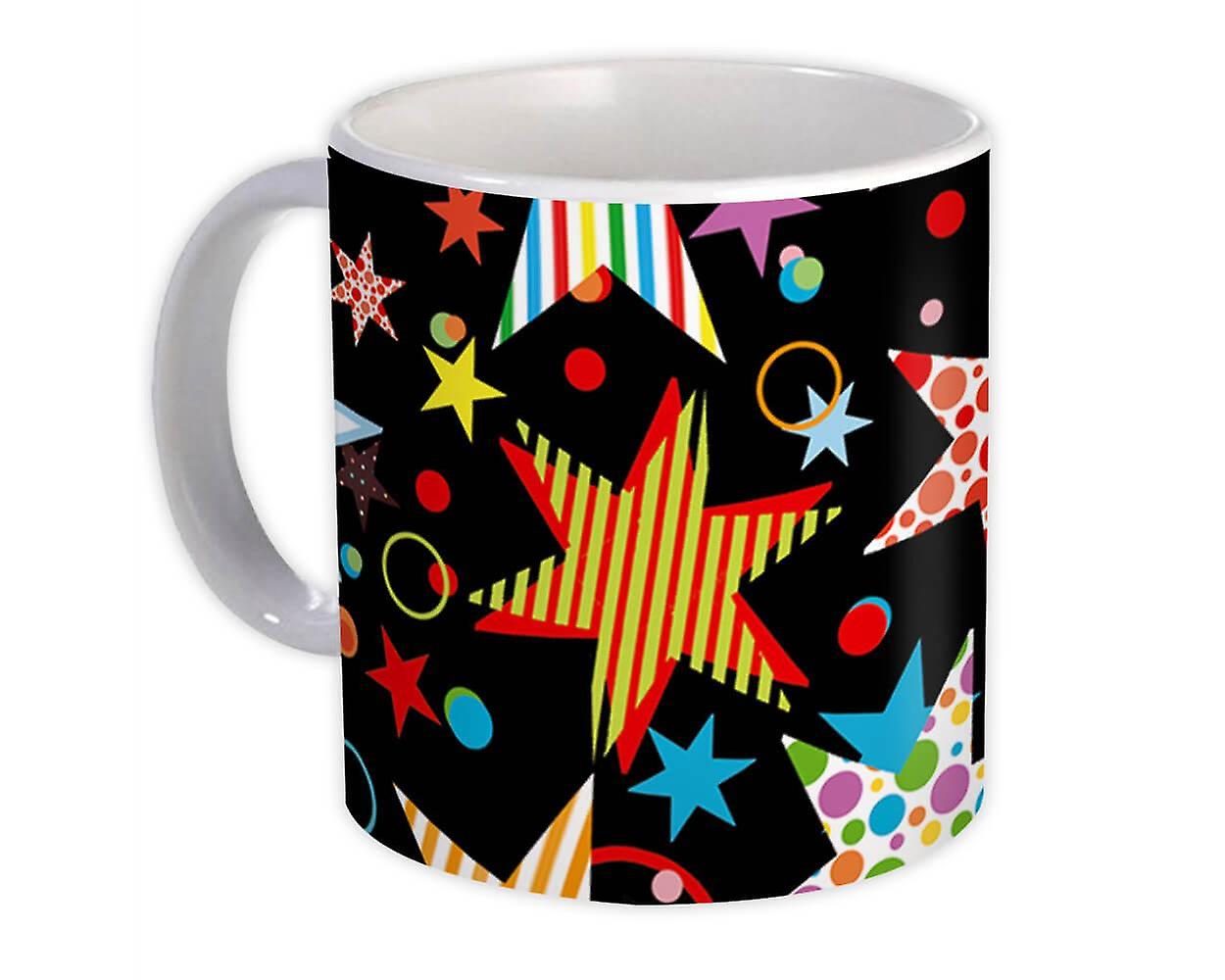 Gift Mug: Colorful Stars Modern