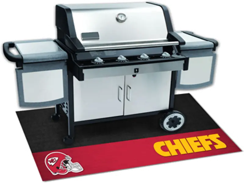 2 x 4 X-Small Kansas City Chiefs Grill Mat