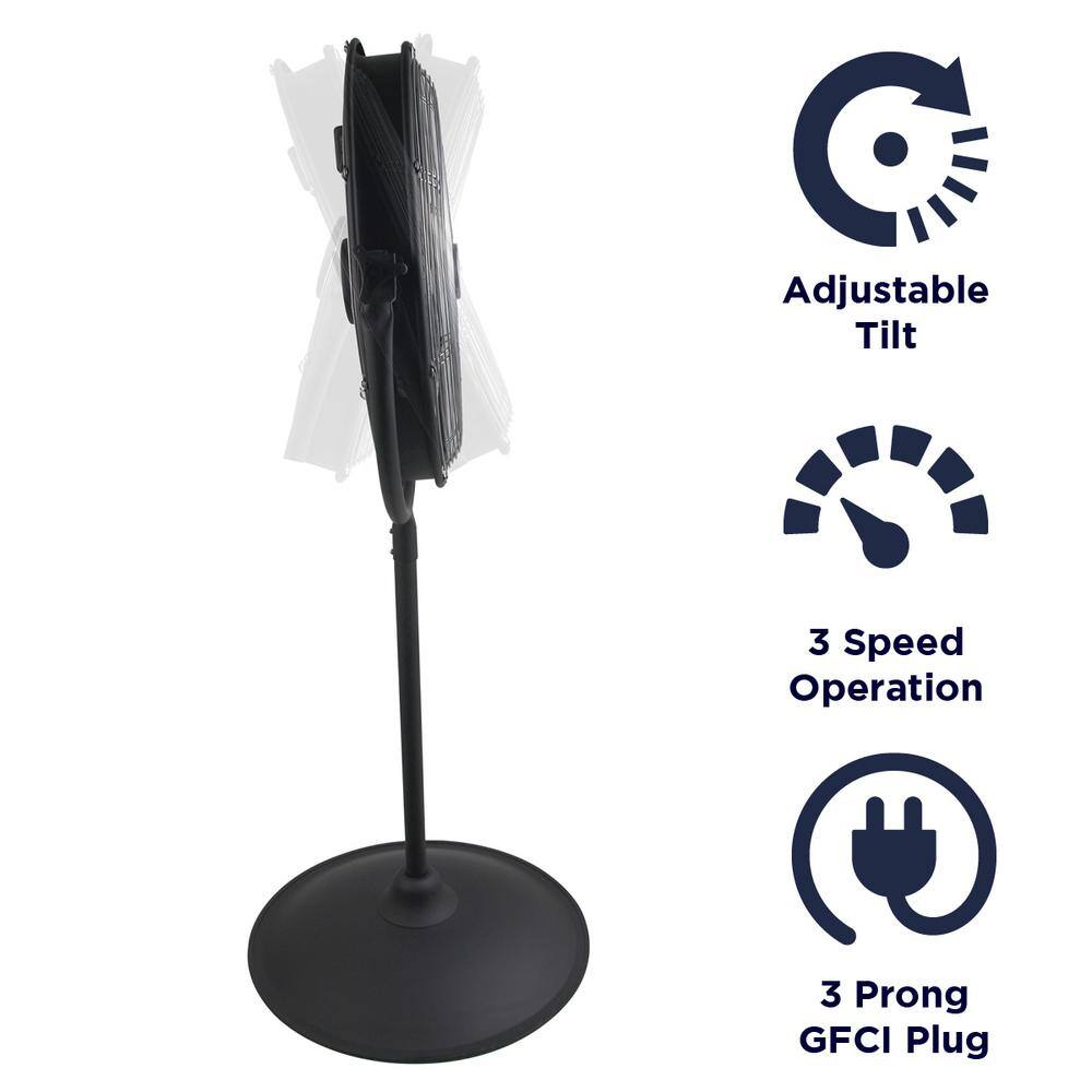 Maxx Air 20 in. Pedestal Fan with Outdoor Rating HVPF 20 OR