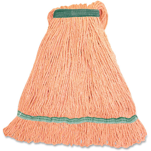 Genuine Joe Med Blend Narrow Band Loop Mop | Orange | GJOMOR1BEA