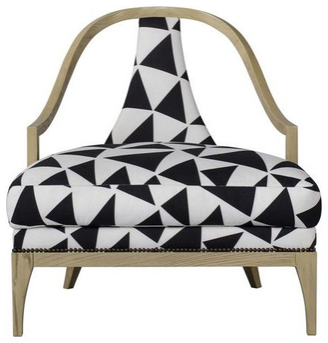 Lynette Chair Reagan Triangles   Contemporary   Armchairs And Accent Chairs   by V.S.D Furniture  Houzz