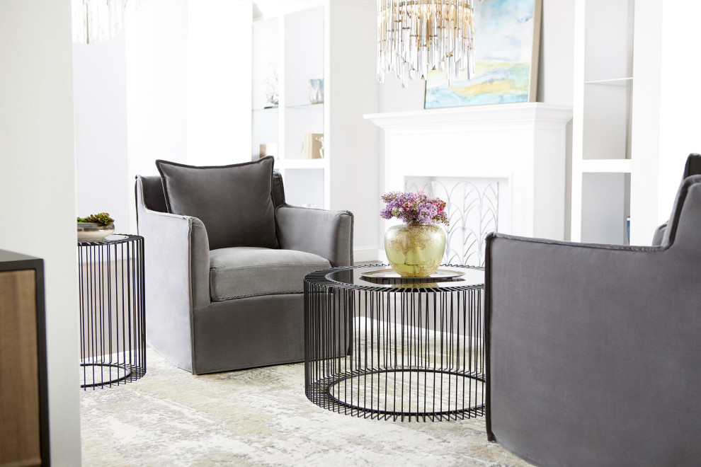 Sovente Chair   Transitional   Armchairs And Accent Chairs   by HedgeApple  Houzz