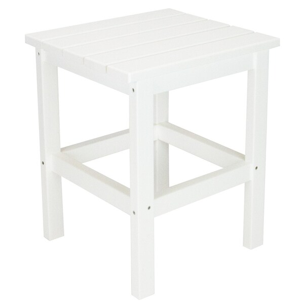 Wyndtree AllWeather Recycled Plastic Side Table，Made in USA