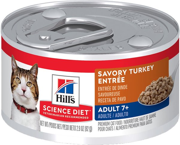 Hill's Science Diet Adult 7+ Savory Turkey Entree Canned Cat Food