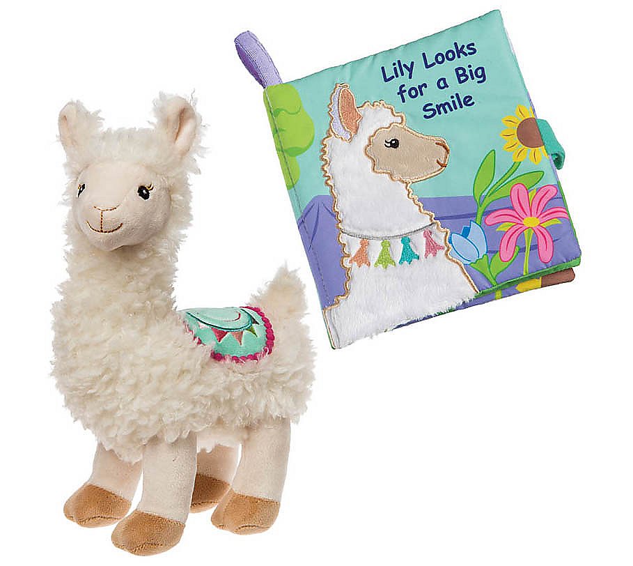 Mary Meyer Lily Llama Soft Book and Soft Toy Set