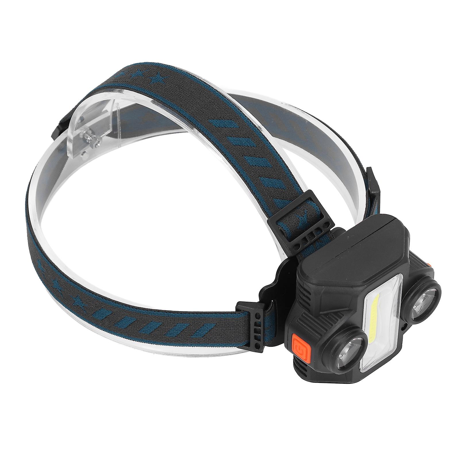 2 In 1 High Bright Led Induction Headlamp Bike Light Usb Rechargeable Head Flashlight Waterproof Work Light For Outdoors