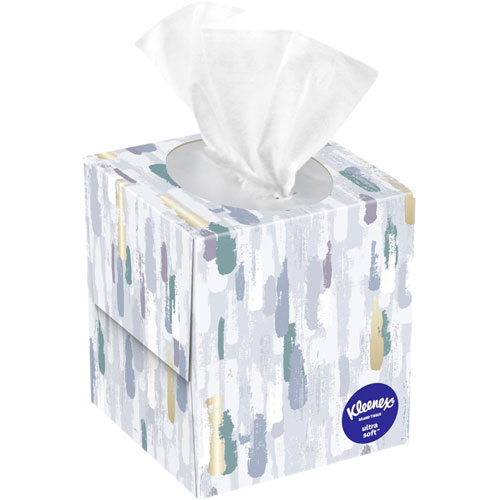 Kimberly-Clark Kleenex Ultra Soft Tissues - 3 Ply - White - Soft | Strong， Fragrance-free - For Multipurpose - 65 Per Box | KCC54277