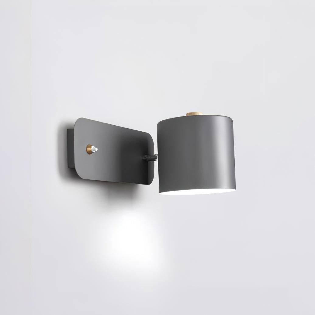 Rotatable Cylinder Plug-in Wall Lamp