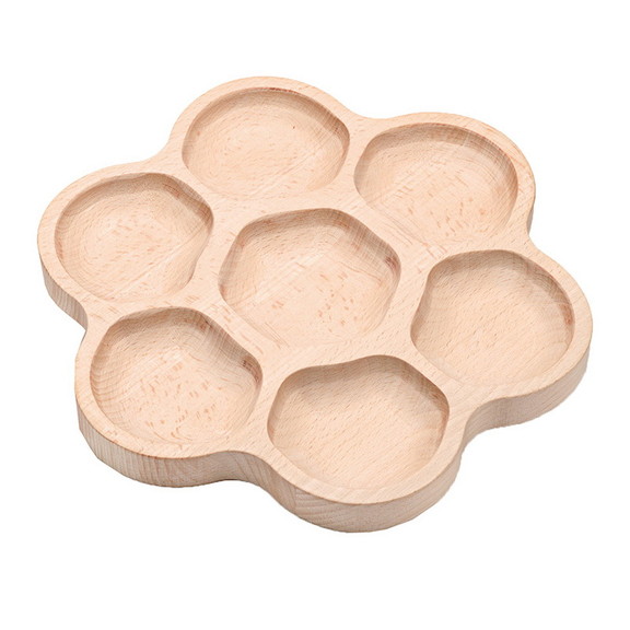 Yellow Door YUS1162 Natural Flower Tray 6 Section