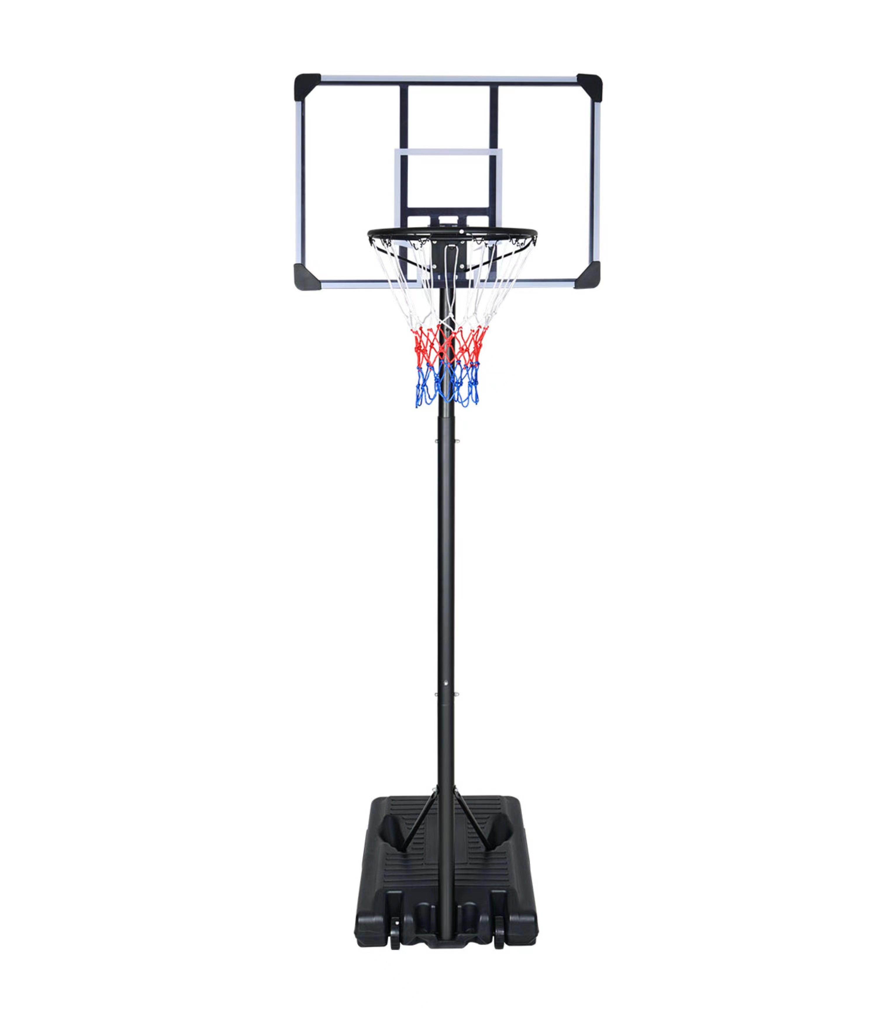 HooKung Portable Basketball Hoops and Goals 35.4 '' Backboard Basketball System Height Adjustable 6.2ft -8.5ft for Adult Teenagers Indoor Outdoor Use