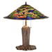 Meyda Tiffany 32300 Stained Glass / Tiffany Table Lamp From The Pond Lily Collection -