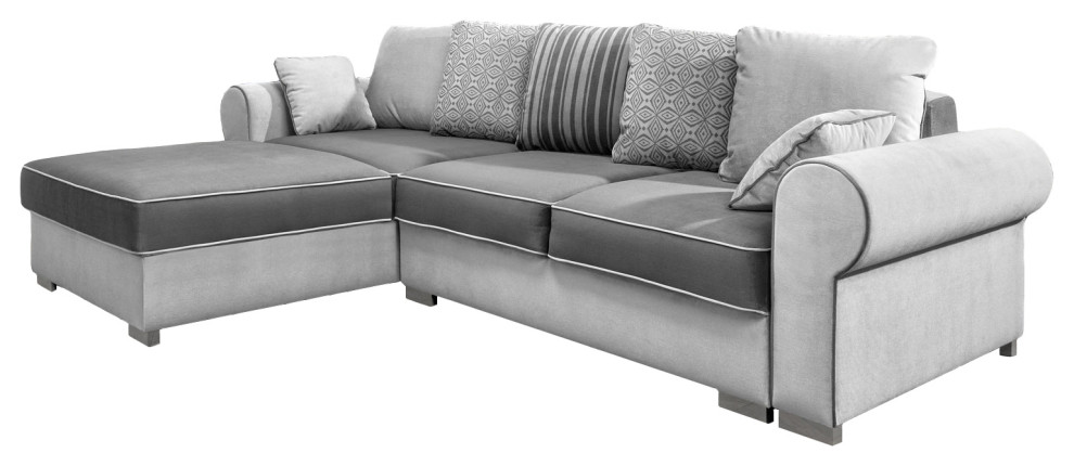 RELAX Sectional Sleeper Sectional  universal corner Grey/   Contemporary   Sectional Sofas   by Table World  Houzz