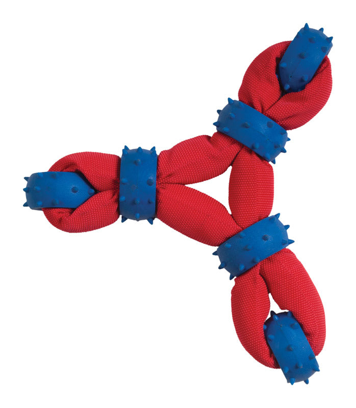 TUG SPIKE 6RINGS DOG TOY