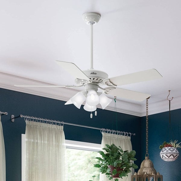 52 inch Studio Series New Bronze Ceiling Fan with LED Light Kit and Pull Chain Shopping - The Best Deals on Ceiling Fans | 41562994