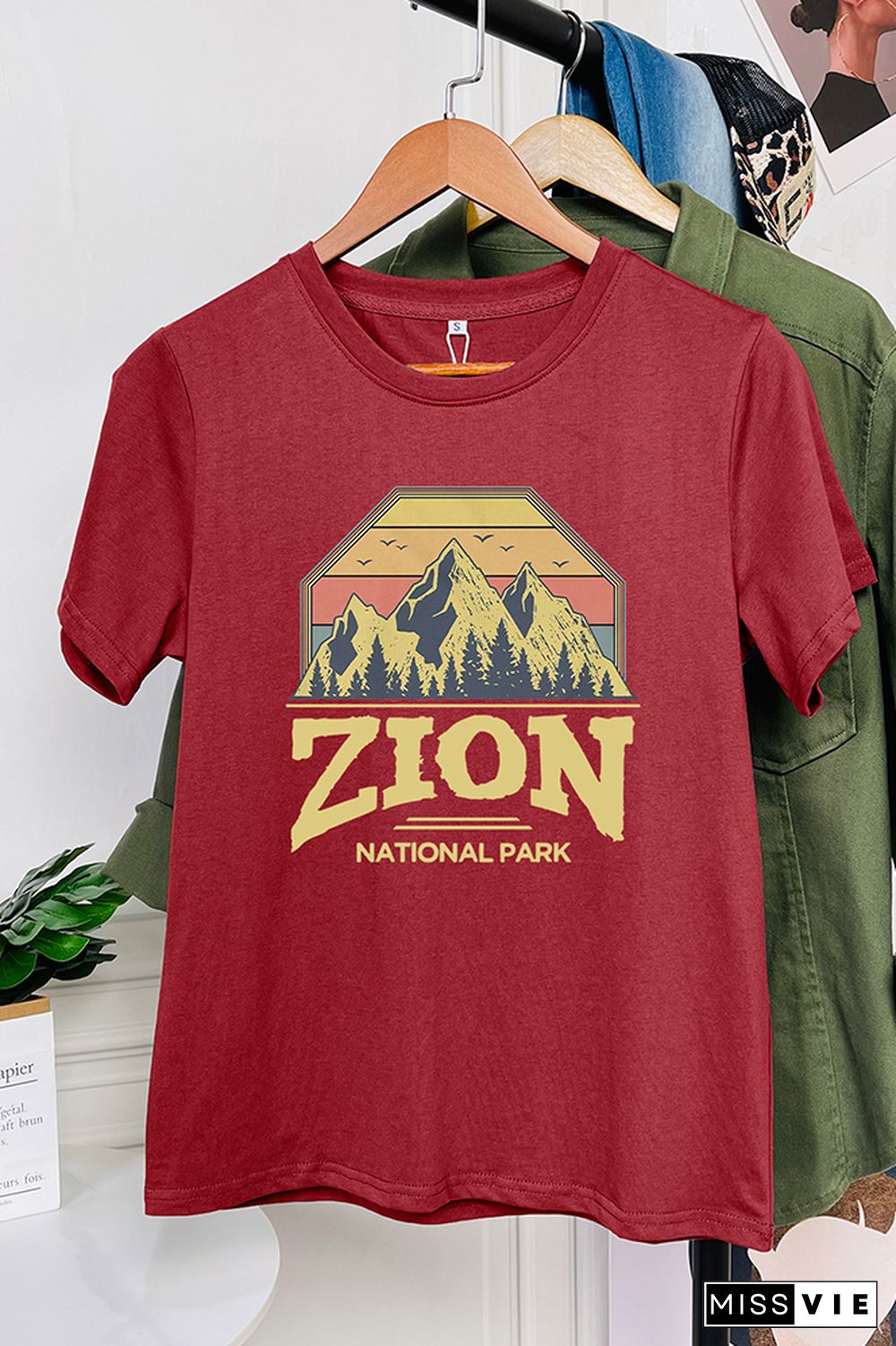 Zion National Park Graphic T-Shirt Wholesale