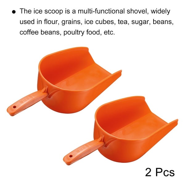 2Pcs Hand Scoop PP 9.1x3.1x4.1