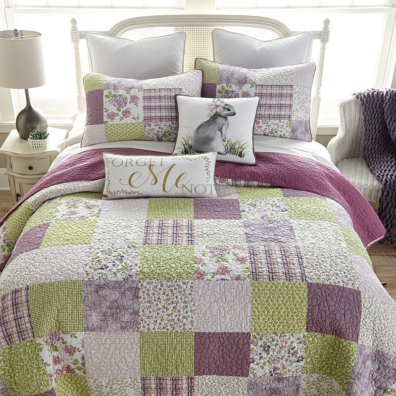 Donna Sharp Forget Me Not Quilt or Sham