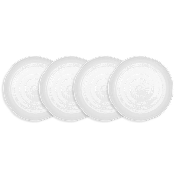 Q Squared Pearl Melamine 4-Pc. Salad Plate Set