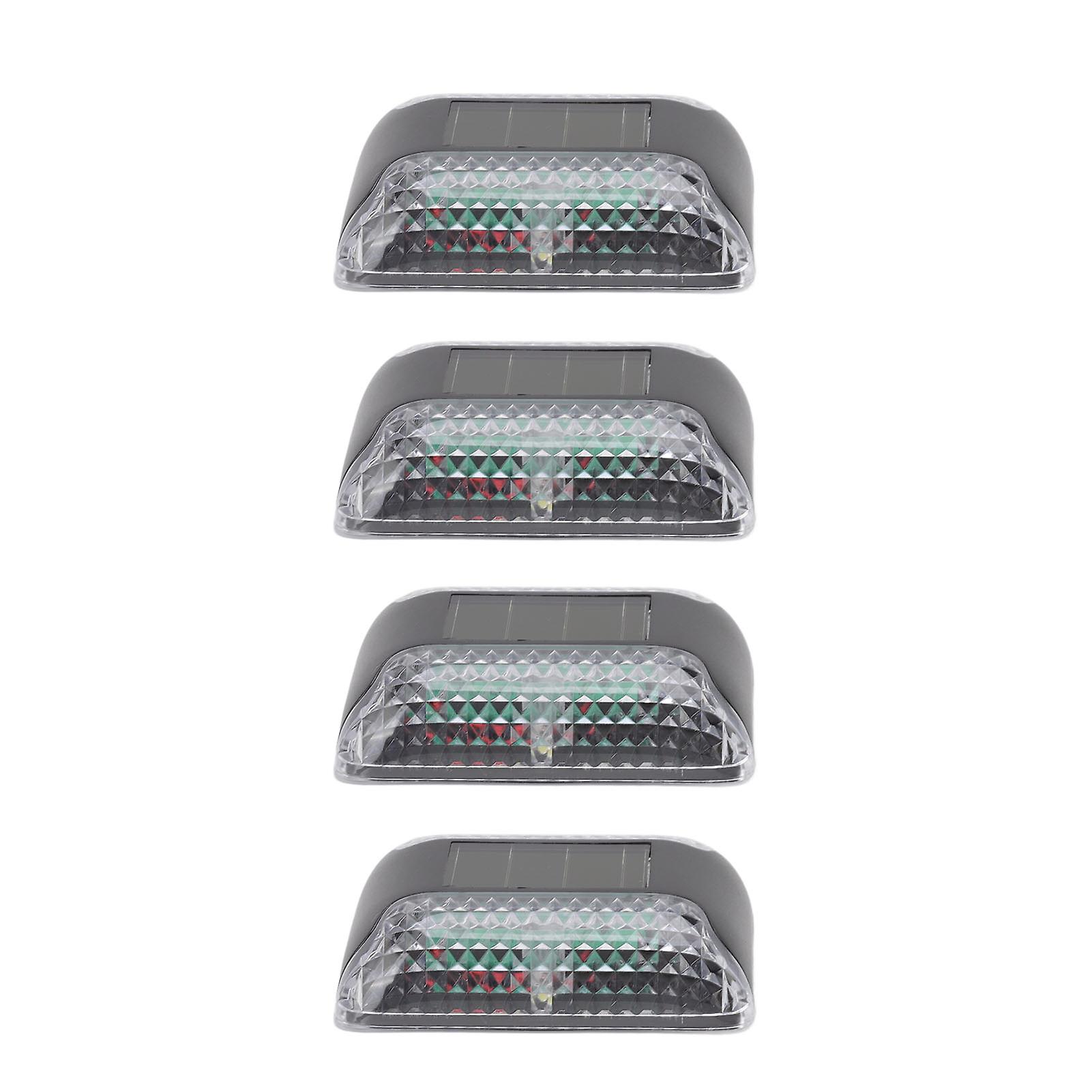 Solar Wall Light Waterproof Automatic High Brightness Up Down LED Wall Lamp for Courtyard Garden 4pcs