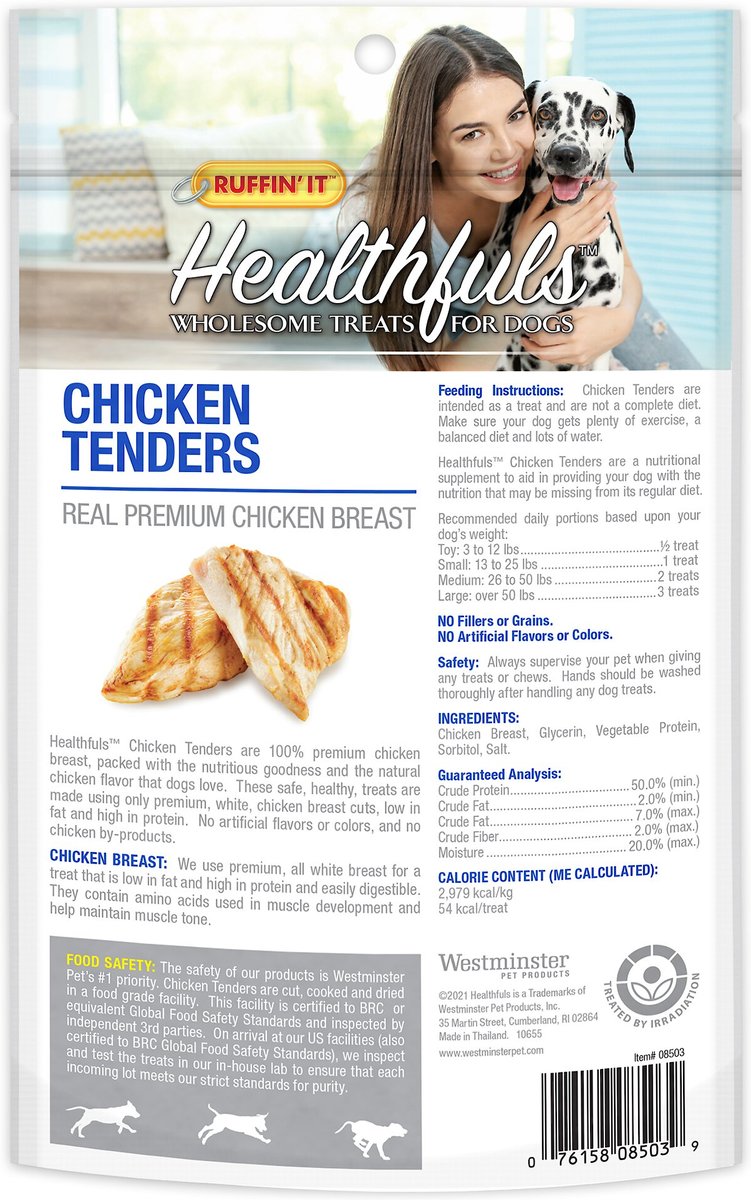 RUFFIN' IT Healthfuls Chicken Tenders Dog Treats