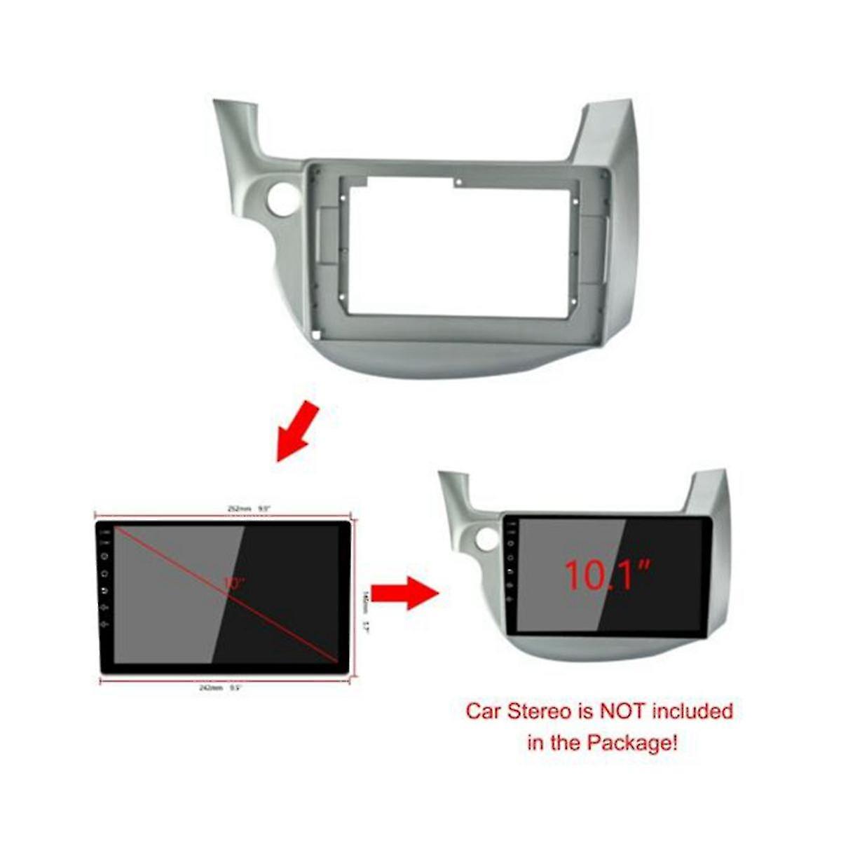 Car Fascia Panel Dash Mount Installation Double Din Dvd Frame For Fit Jazz 2008 - 2013