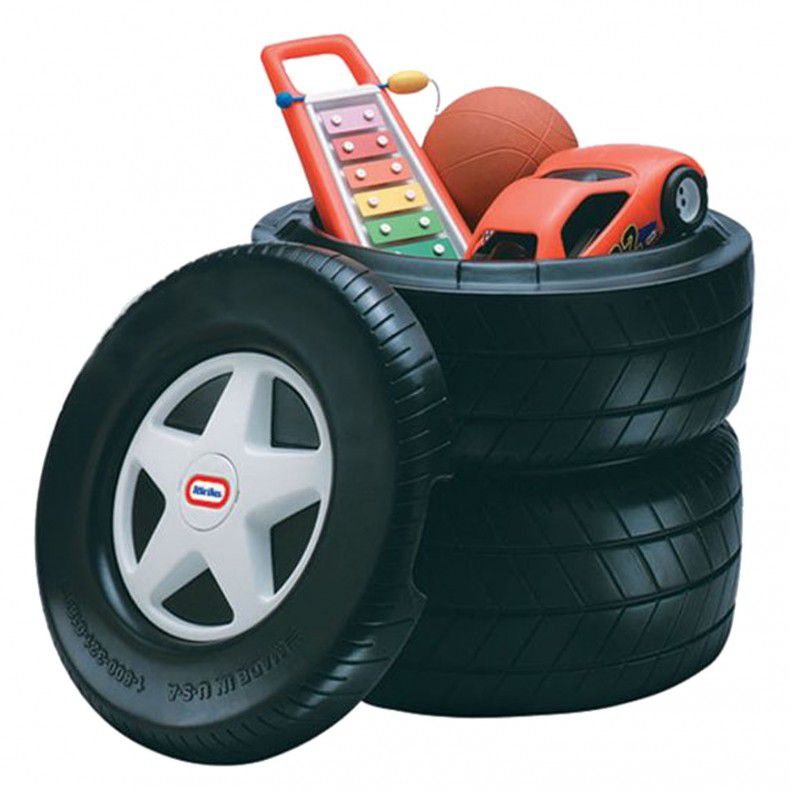 Classic Racing Tire Toy Chest