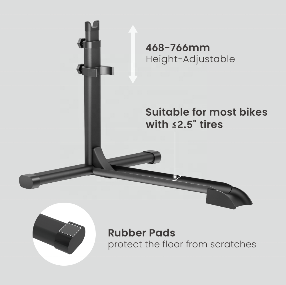 LBS 05 Freestanding Vertical Bike Stand Rack Upright Floor Stand for Garage Indoor Bike Storage