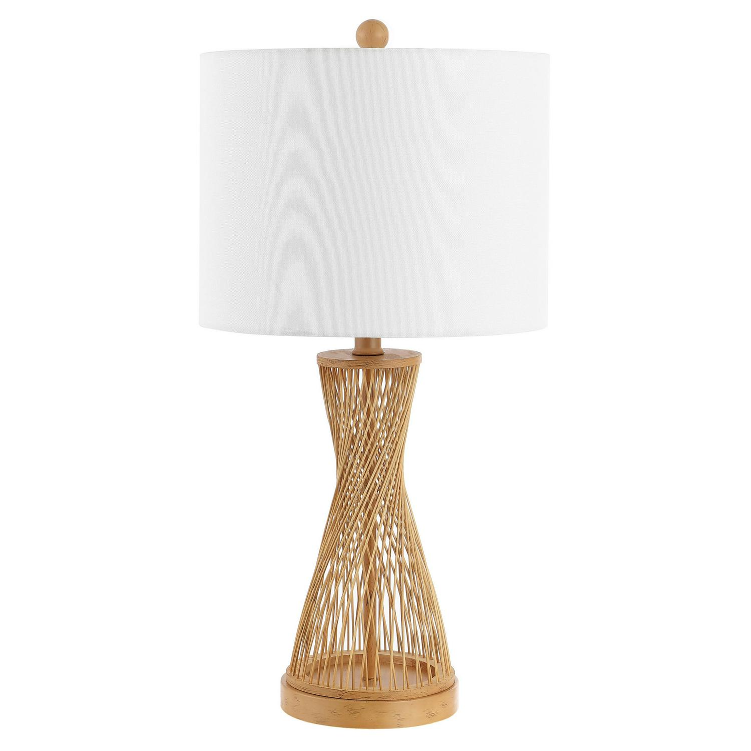 Safavieh Magnus 25.5 in. Solid Bamboo Table Lamp， Natural