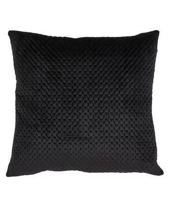 Saro Lifestyle Pinsonic Velvet Decorative Pillow， 18