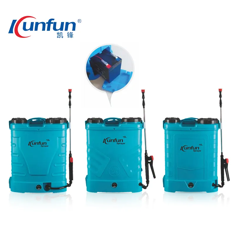 KUNFUN Hot Sale Electric Power 16 Liters Agriculture Knapsack Sprayer