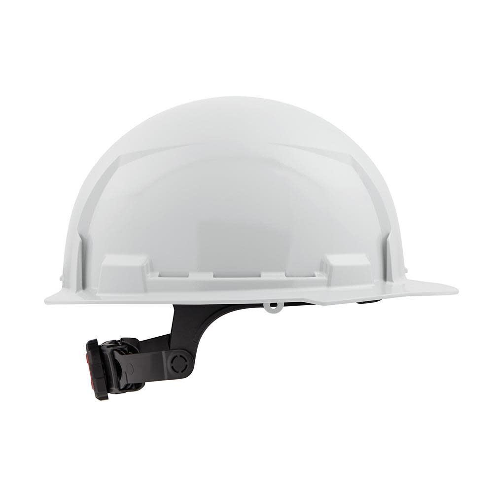 Milwaukee White Front Brim Hard Hat with 6pt Ratcheting Suspension Type 1 Class E 48-73-1120 from Milwaukee