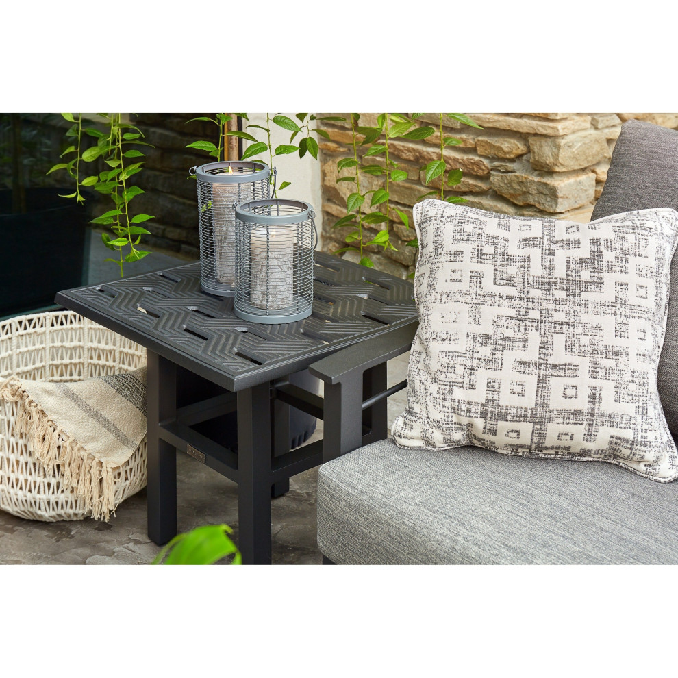 Merge 24 quotSquare Side Table   Transitional   Outdoor Side Tables   by Winston Furniture Company of Alabama  LLC  Houzz