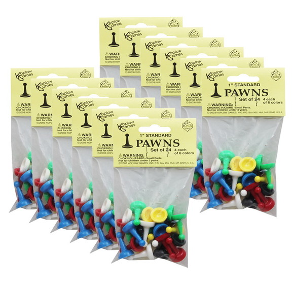 Koplow Games KOP12101 12 Pawns 24 Pack (12 PK)