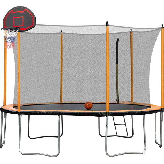 12ft orange trampoline 2023 W55072955