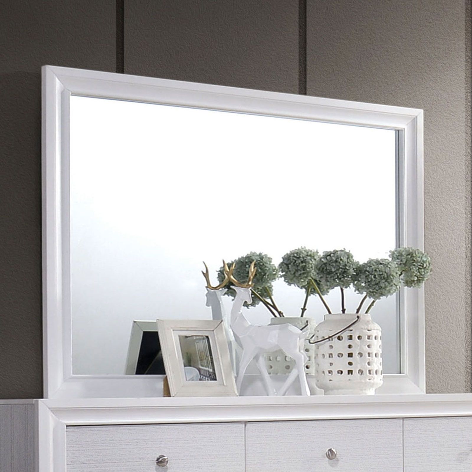 Chrissy Mirror  White