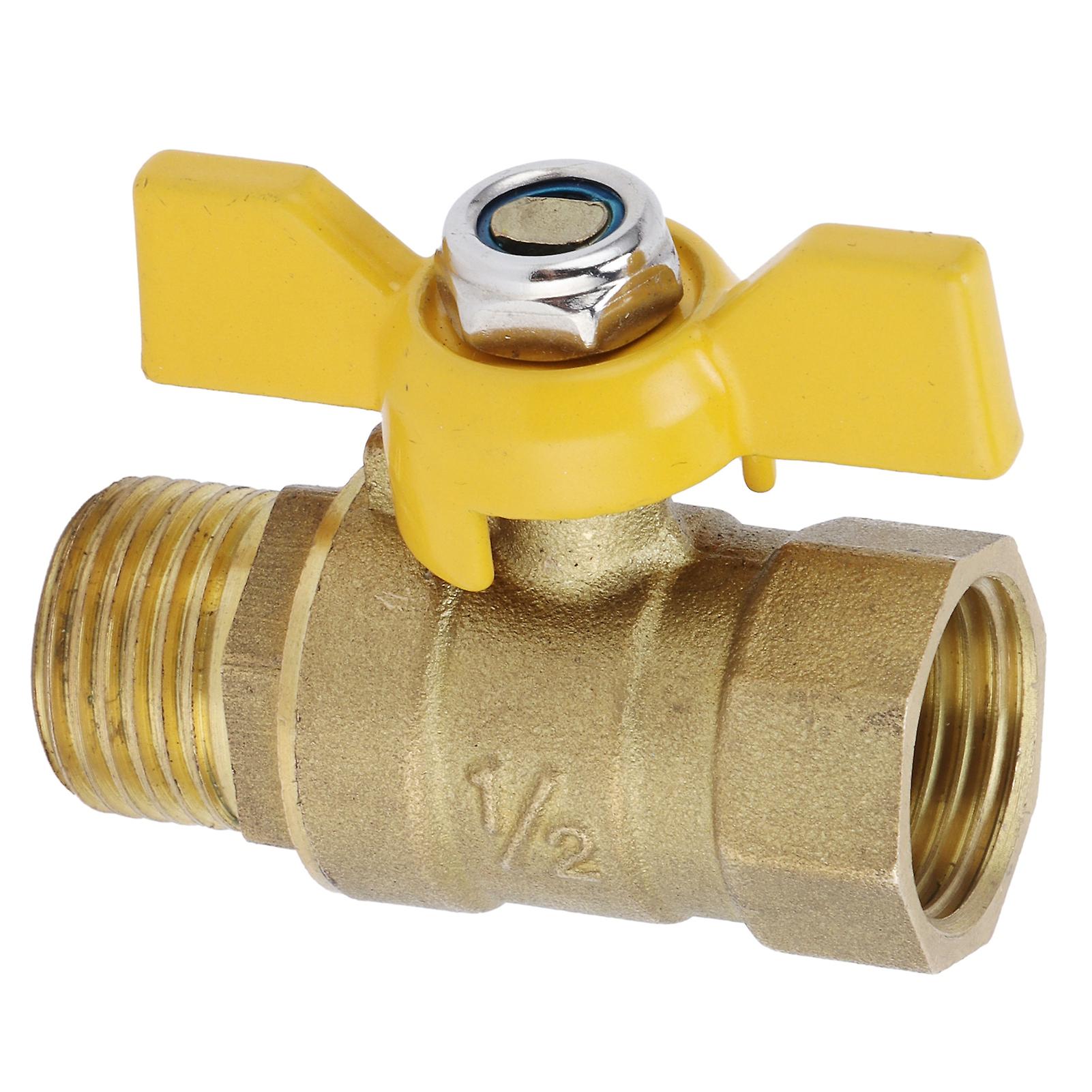 G1/2 Male Thread Ball Valve Thicken Fuel Gas Valve Pneumatics Plumbing Accessory