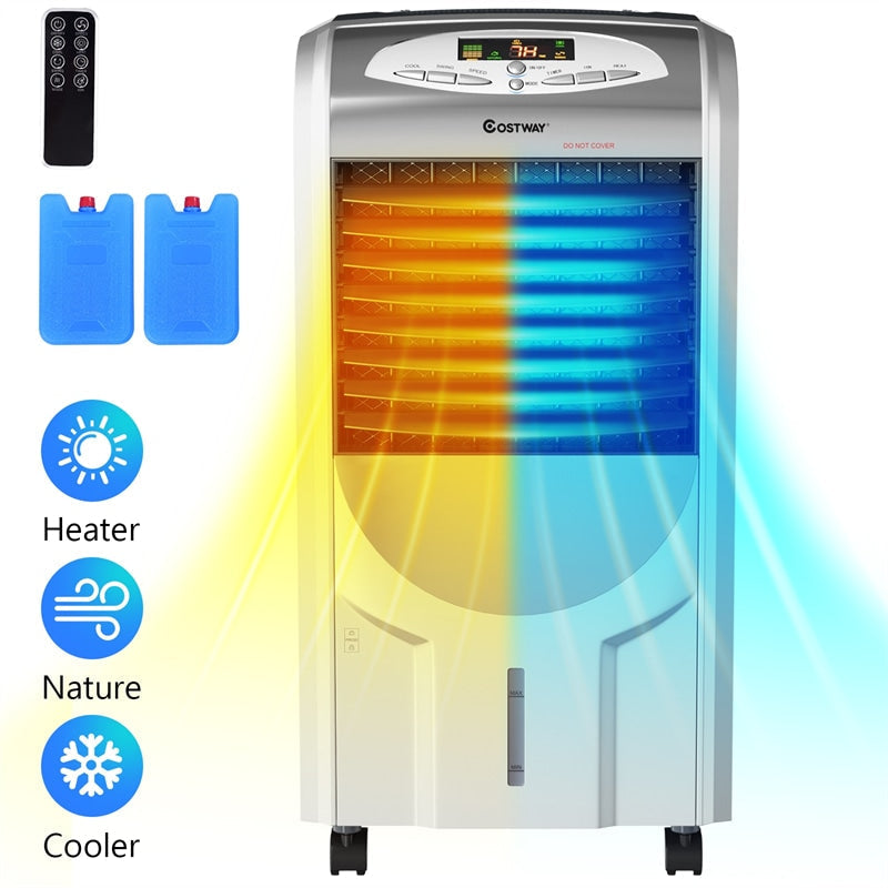 Canada Only - 5-in-1 Portable Air Cooler Fan with Heater and Humidifier Function