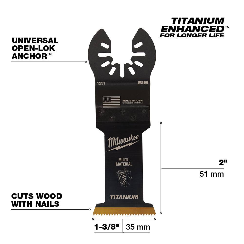 MW Oscillating Multi-Tool Blade Kit with 5-in-1 Drywall Blade (9-Piece) 49-10-9212-49-25-2281