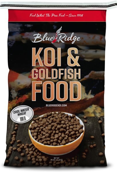 Blue Ridge Koi and Goldfish Cool Water Wheat Formula Koi and Goldfish Food