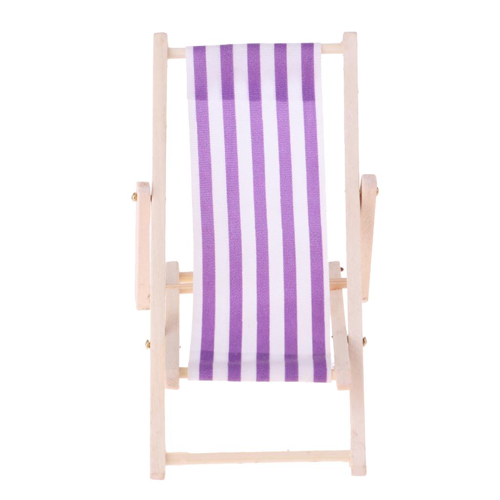 Mini Foldable Wooden Beach Chair Longue Deck Chair Beach Furniture