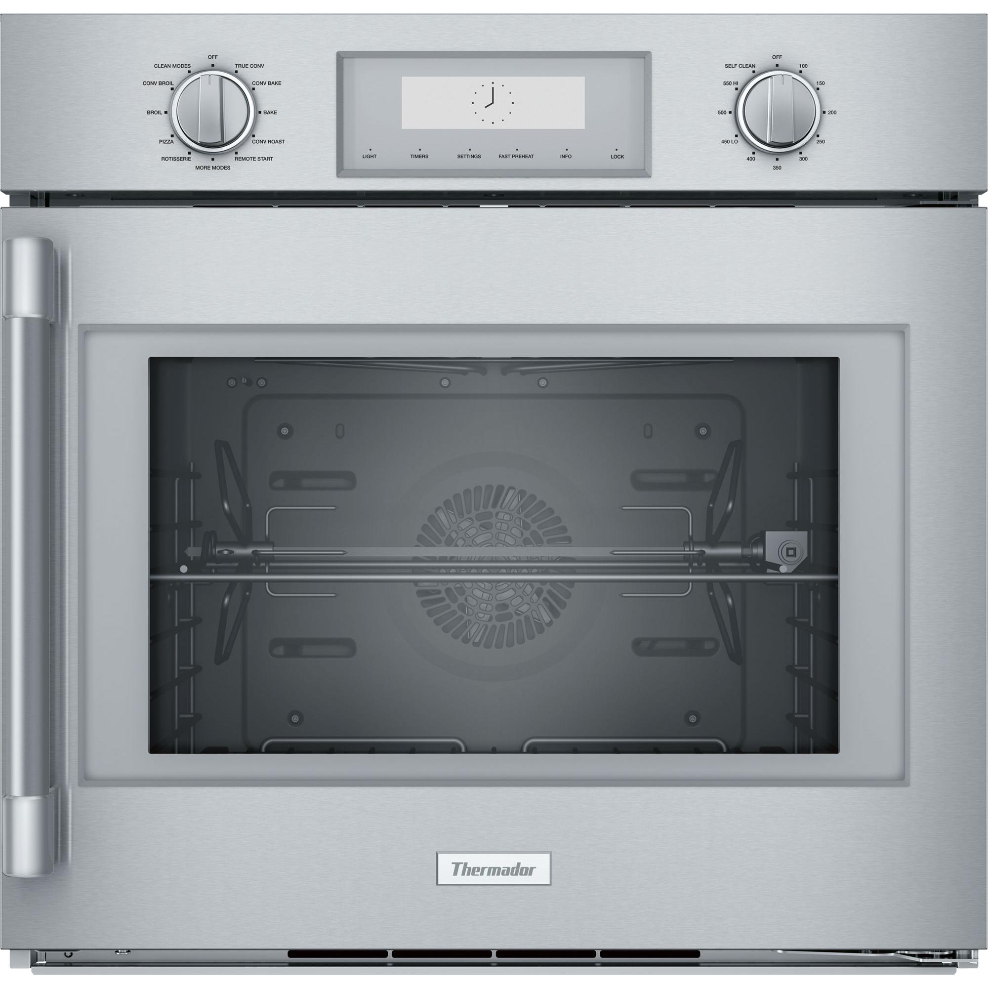 Thermador 30-inch, 4.5 cu.ft. Built-in Single Wall Oven with Convection POD301RW