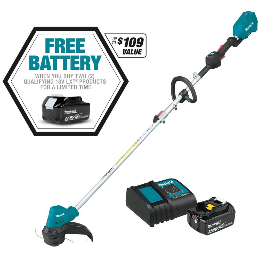 Makita 18V LXT Lithium-Ion Brushless Cordless String Trimmer Kit (4.0Ah) XRU12SM1 from Makita