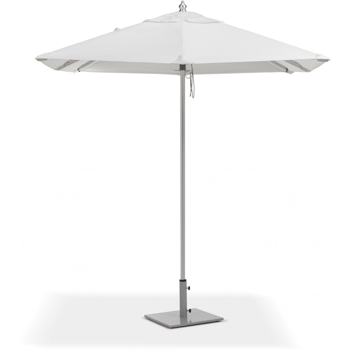 Oxford Garden 6 Ft. Square Aluminum Patio Market Umbrella W/ Push Lift