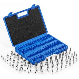 XtremepowerUS Tamper Proof Torx Security Bit Socket Set (60-Piece) 34900-H