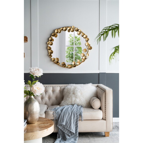 51.5 x 29 Full Length Arched Wall Mirror with Go...