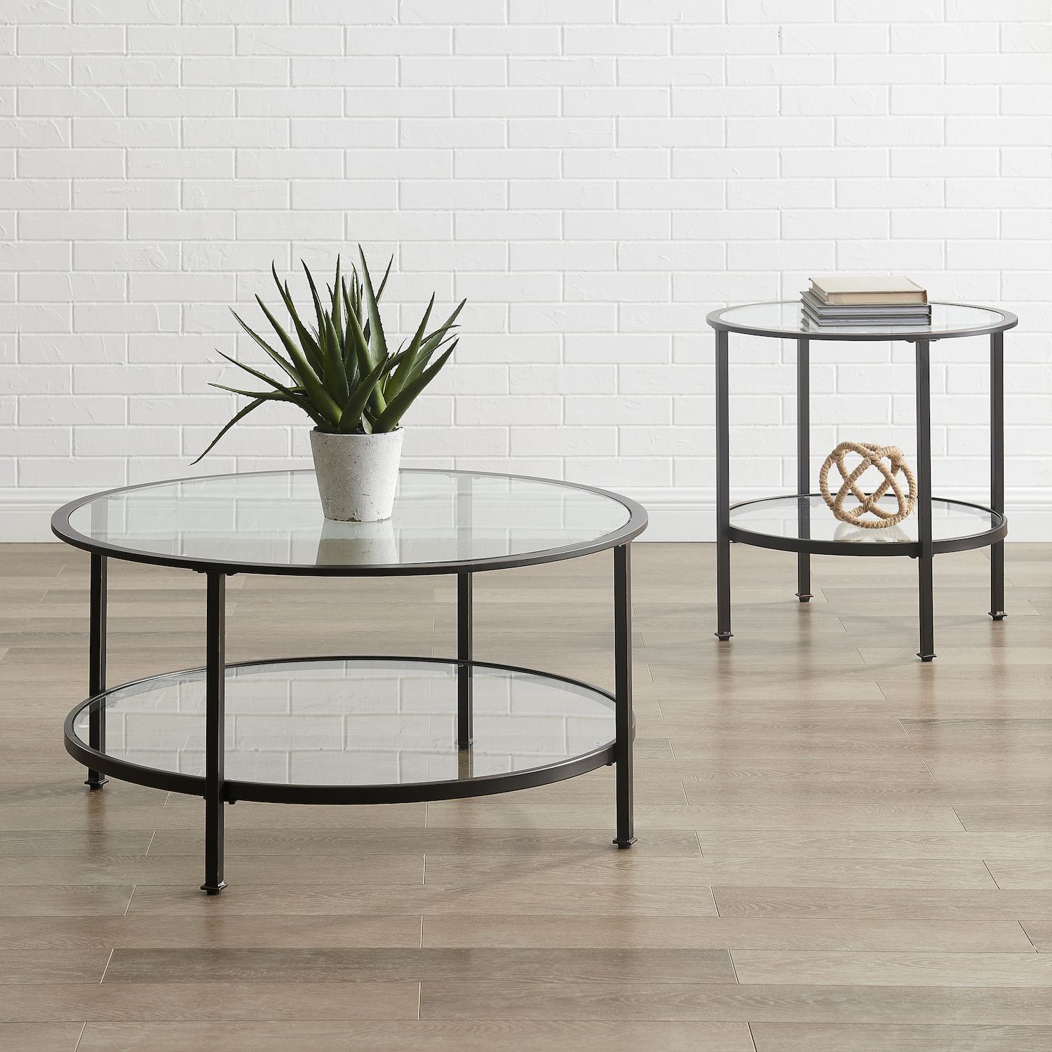 Crosley Aimee 2-Piece Coffee Table Set